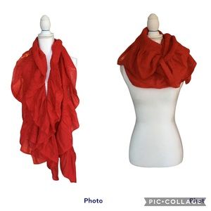 Ruffled Wrap/scarf